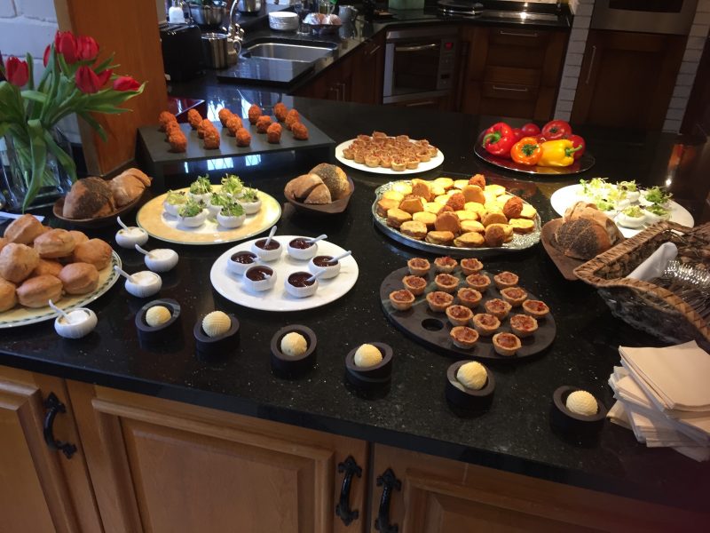 Buffet Table Home Outside Catering - Nova The Outsiders